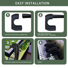 PoolTechX conector de borde para Fluval FX2, flujo optimizado