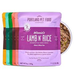 Portland Pet Food Company: bolsa de salmón y arroz, topper delicioso para perros.