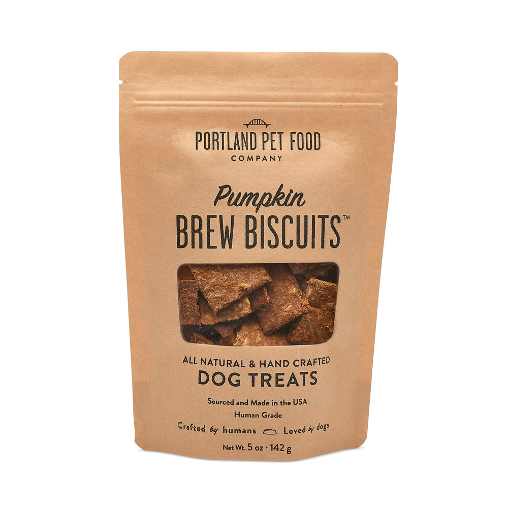 Portland Pet Food Company galleta-calabaza-brebaje: snack natural para perros.