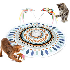 Potaroma Gato Juguete: Mariposa Giratoria para juego interactivo y estimulación diaria