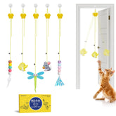 Potaroma juguete gato pluma interactivo: estimula juego libre y exploración.