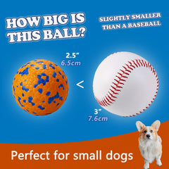 POUPUA bolas perro resistencia ultra para mordidas fuertes y juego prolongado.
