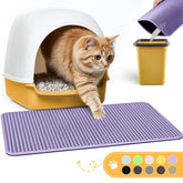 Powools alfombrilla para caja de arena con doble capa, recoge arena y protege el suelo.