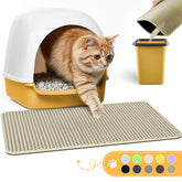 Powools mat para arena, doble capa captura residuos y reduce desorden.