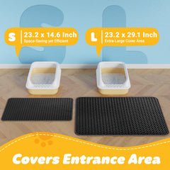 Powools tapete para arena con base impermeable y antideslizante, protege el suelo.