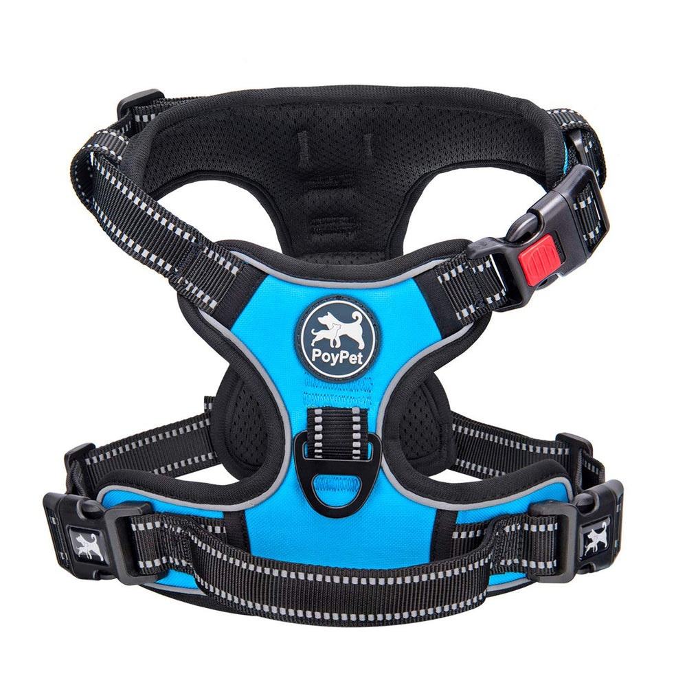 PoyPet arnés para perros con frente-clips para evitar tirones y paseos controlados.