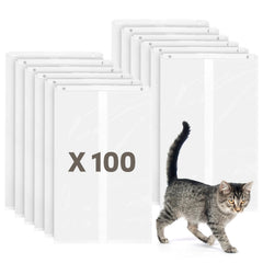 Precizex bolsas para arena de gatos, 100 unidades, resistentes y fáciles de usar.