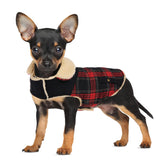 Preferhouse abrigo invierno para perros pequeños frente, cálido y cómodo