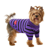 Camiseta rayas Preferhouse para perros, vista frontal, cómodo paseo.