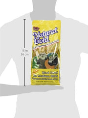 Pretty Bird Natural Gold para aves medianas, granulos visibles, apoya una dieta variada y saludable.