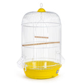 PH Prevue Hendryx jaula para aves aro amarillo, ideal para aves pequeñas en casa.