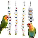 PRFOKEY Juguetes para pájaros cuatro con cuttlebone para entretenimiento seguro.