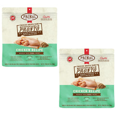 Primal alimento para perros, liofilizado-pollo, ideal como comida completa.