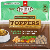 Primal complementos para perro con pollo, complemento sabroso para realzar la comida