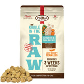 Primal croquetas crudas, bolsa 24oz, conservan nutrientes para gatos.