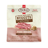 Primal Pet Foods cerdo: ingredientes reales sin granos para nutrición equilibrada.
