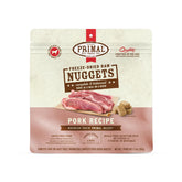 Primal Pet Foods Nuggets empaque frontal, práctico para compra diaria.