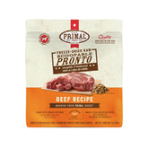 Primal Pet Foods Pronto Mini Nuggets ternera, envase práctico para perros.