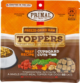 Primal Pet Foods topper para perro de res fresco, realza la comida base.