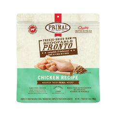 Primal Pronto Mini Nuggets en bolsa, alimento completo para perros sin granos.