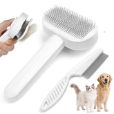 Cepillo Prime Pets con auto limpieza para eliminar pelo suelto sin irritar la piel