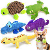 Prime Pets juguete cocodrilo azul para perros, ideal para morder y jugar.