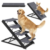 Primefinity rampa 2 en 1 para perros, facilita subir a cama y sofá.