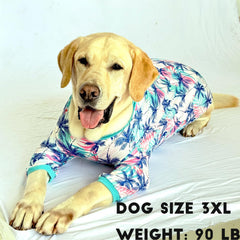 PriPre camiseta para perro, detalle de costuras resistentes y ribetes elásticos.