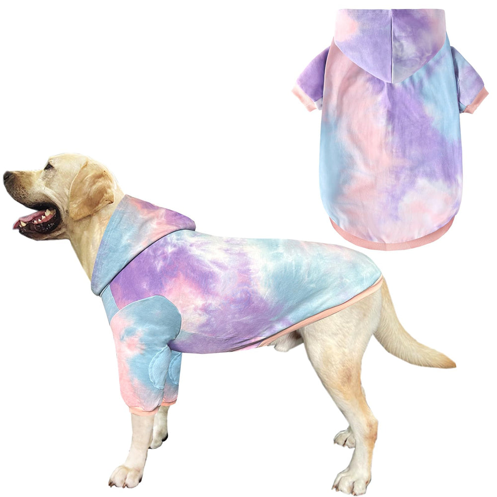PriPre sudadera con teñido espiral, vista frontal, ideal para paseos
