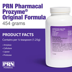 PRN ProZyme etiqueta original: información clara para elegir un suplemento digestivo