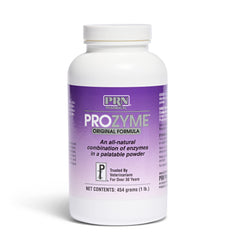 PRN ProZyme frasco frente: refuerzo digestivo para perros y gatos
