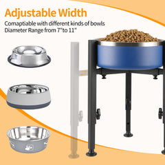 PROERR soporte elevado para plato, base triangular estable para beber.