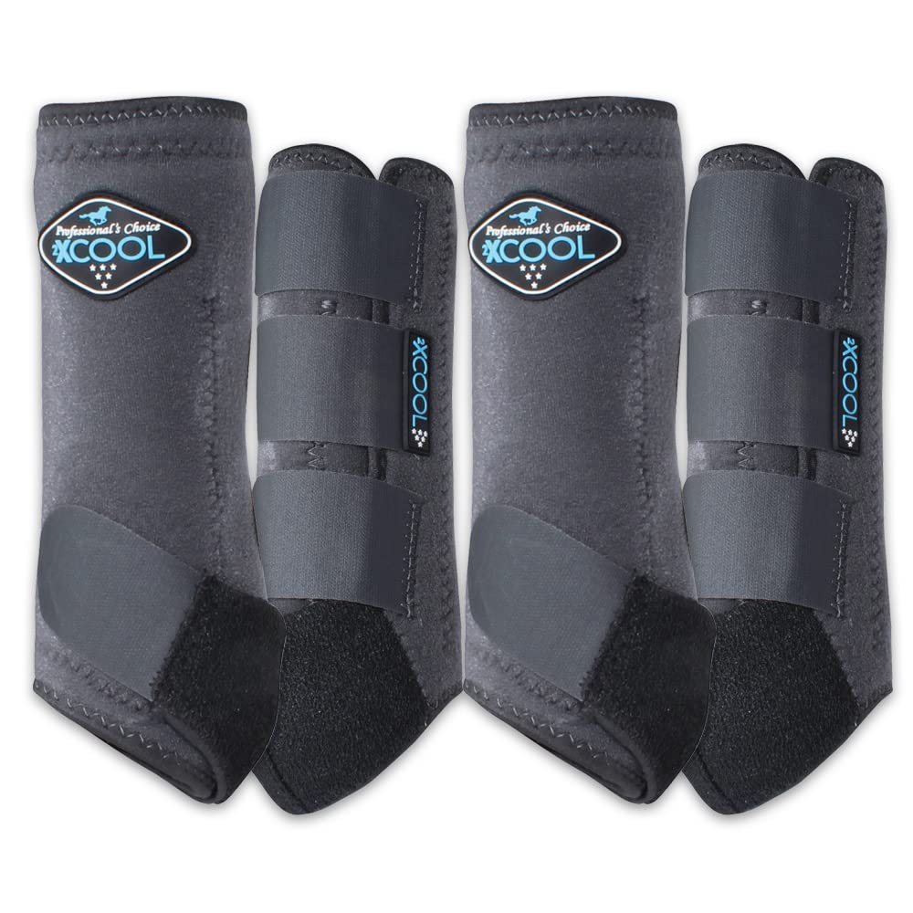 Professional's Choice 2XCool, botas caballo en vista frontal, diseño para mantener las patas más frescas.