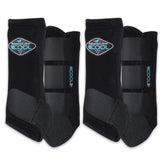 Professional's Choice 2XCool botas para caballos, vista frontal, enfriamiento y protección.
