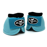 Professional's Choice Ballistic Overreach Bell Boots, vista frontal, protección y ajuste cómodo para caballos.