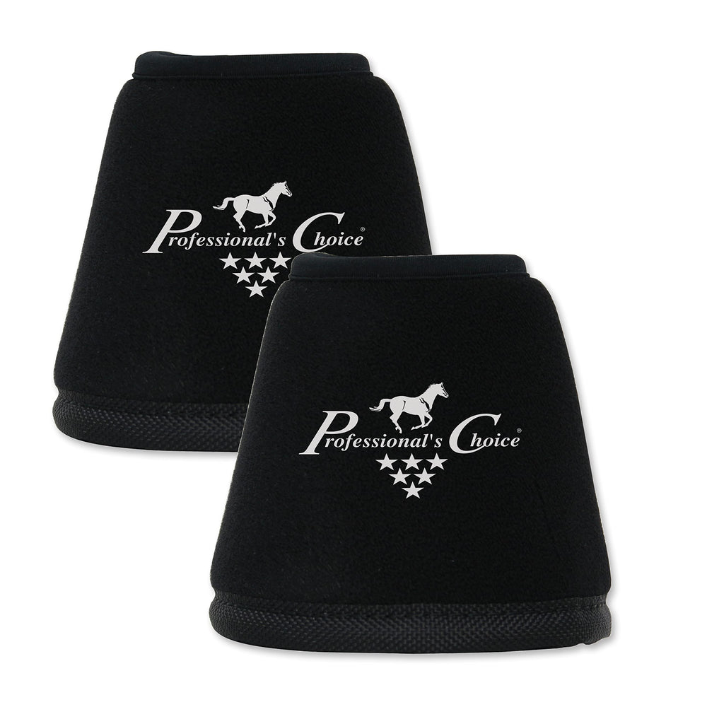 Professional's Choice Quick-Wrap Bell Boots: envoltura 360 para protección del casco del caballo durante entrenamientos.