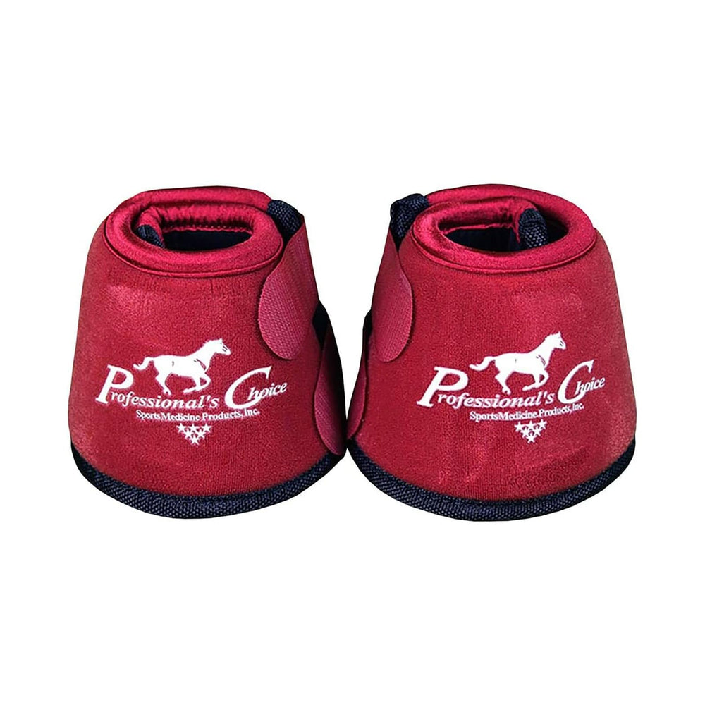 Professional's Choice Quick-Wrap granate med, protección del casco del caballo y absorción de impactos.