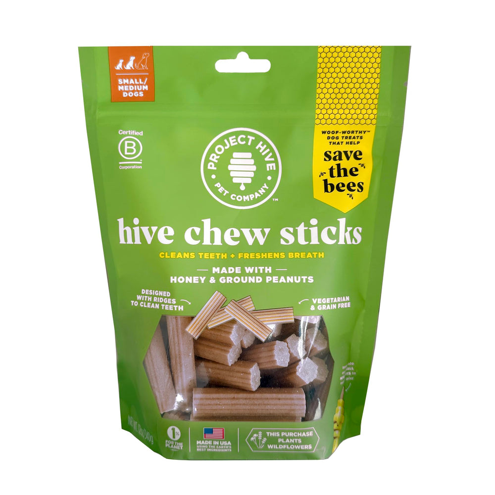 PROJECT HIVE PET COMPANY palitos dentales para perros pequeños, ideal para juego interactivo