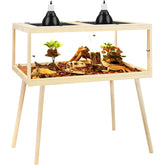 PROLEE tanque dragon barbudo con pata soporte: seguro y estable para explorar