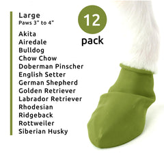 Botas Protex PawZ en color oliva, talla grande, mejor tracción en superficies mojadas.