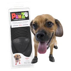 Protex PawZ botas para perro pequeño, vista frontal, protección para todas las estaciones