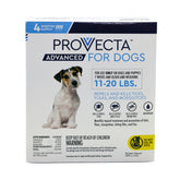 Provecta Advanced para perros: aplicación tópica en la piel para protección mensual.