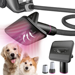 Cepillo Psytpusa para aspiradora captura pelo de perro durante grooming