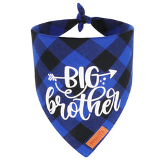 PTDECOR Bandana Gran Hermano azul extra grande: ideal para anuncio de embarazo en fotos