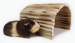 Pulse Brands Refugio de madera flexible para pequeños roedores y reptiles.