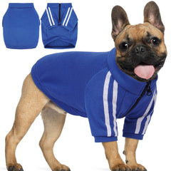PUMYPOREITY sudadera capucha para perro francés frontal, ajuste cómodo para paseo.