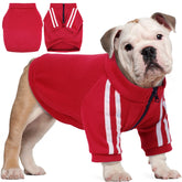Sudadera PUMYPOREITY para bulldog rojo, ideal para paseos diarios.