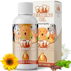 Punkin Butt Aceite de dentición para perros, botella de 2 oz para alivio suave