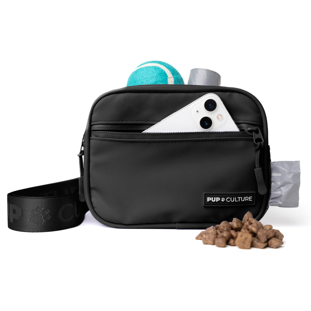Pup Culture bolsa de golosinas para perros con diseño estiloso para paseos diarios