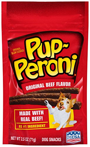 Pup-Peroni premio para perros de res, bocados tiernos para premiar y entrenar.
